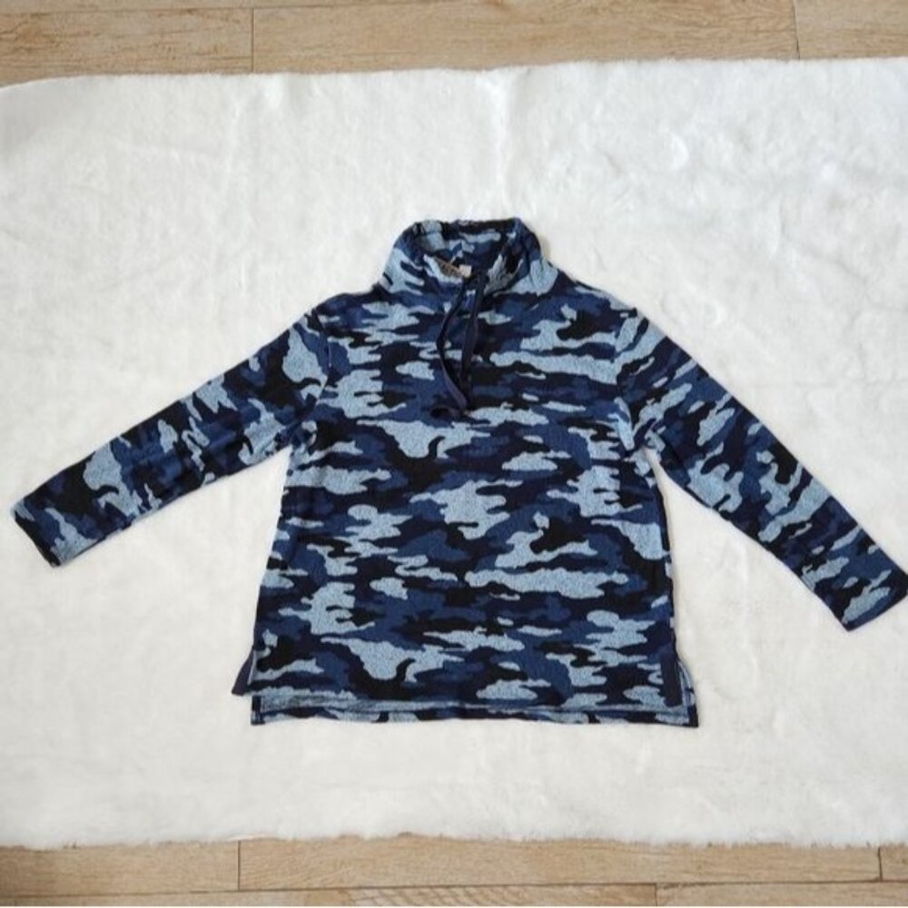 Kenneth Cole Reaction Womens camo Funnel Neck pullover - Picture 2 of 16
